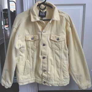 Urban Outfitters - BDG Butter Yellow Corduroy Jacket